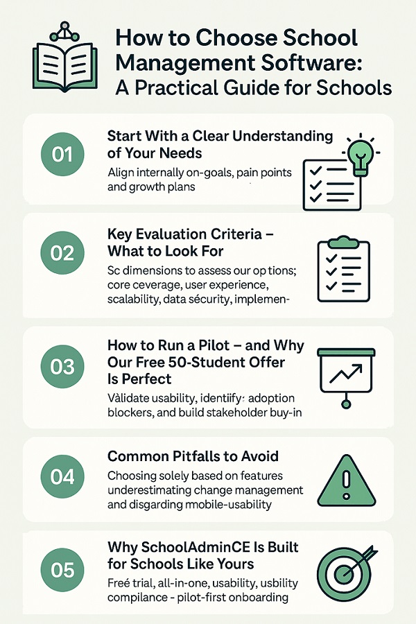 what diffirenciates your school managemnt software